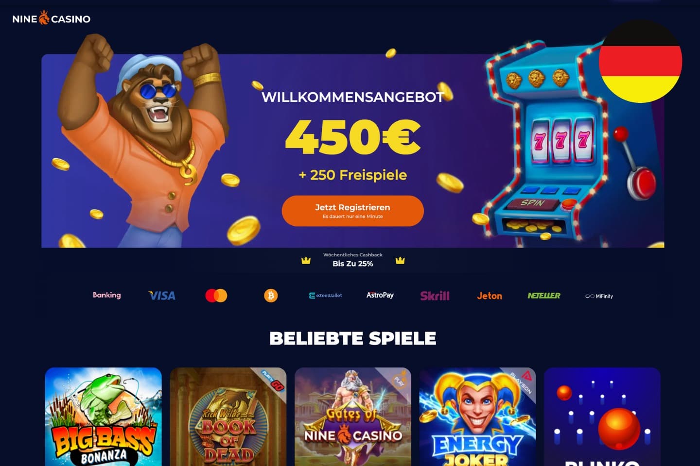 Bewertung von NineCasino